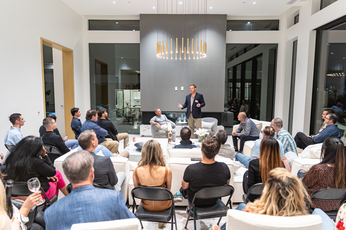 A private investor dinner hosted by Astronomic CEO Chris Beaman and Savvy founder Eric Goldreyer in Austin, Texas.